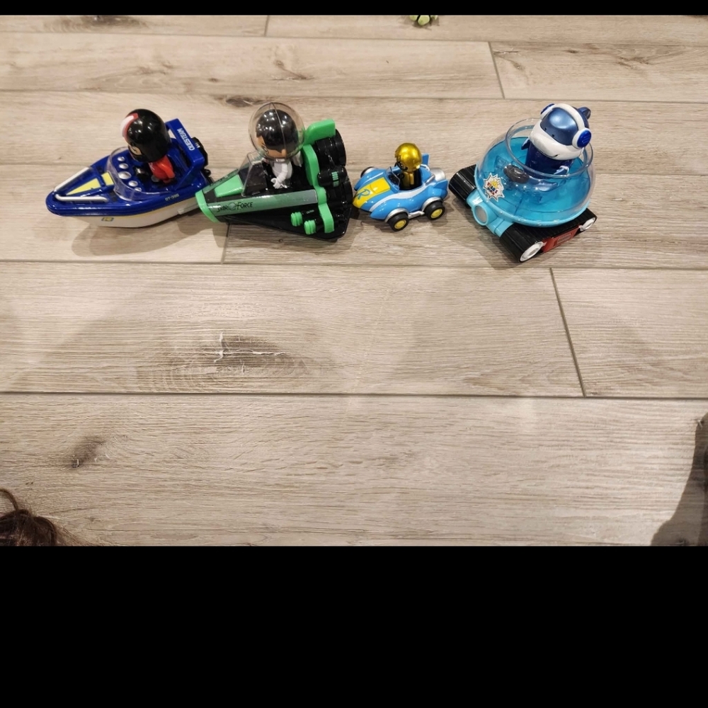 RYAN'S WORLD toy action figures with vehicles